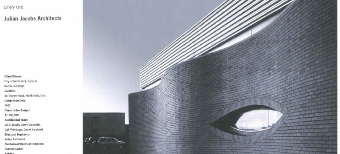 Maintenance Building – Architecture Canada
